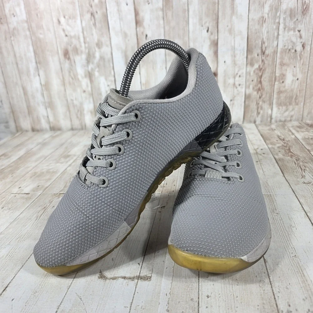 NOBULL Grey Mesh Trainers Women's Size‎ 7.5 Training Gym Shoes
